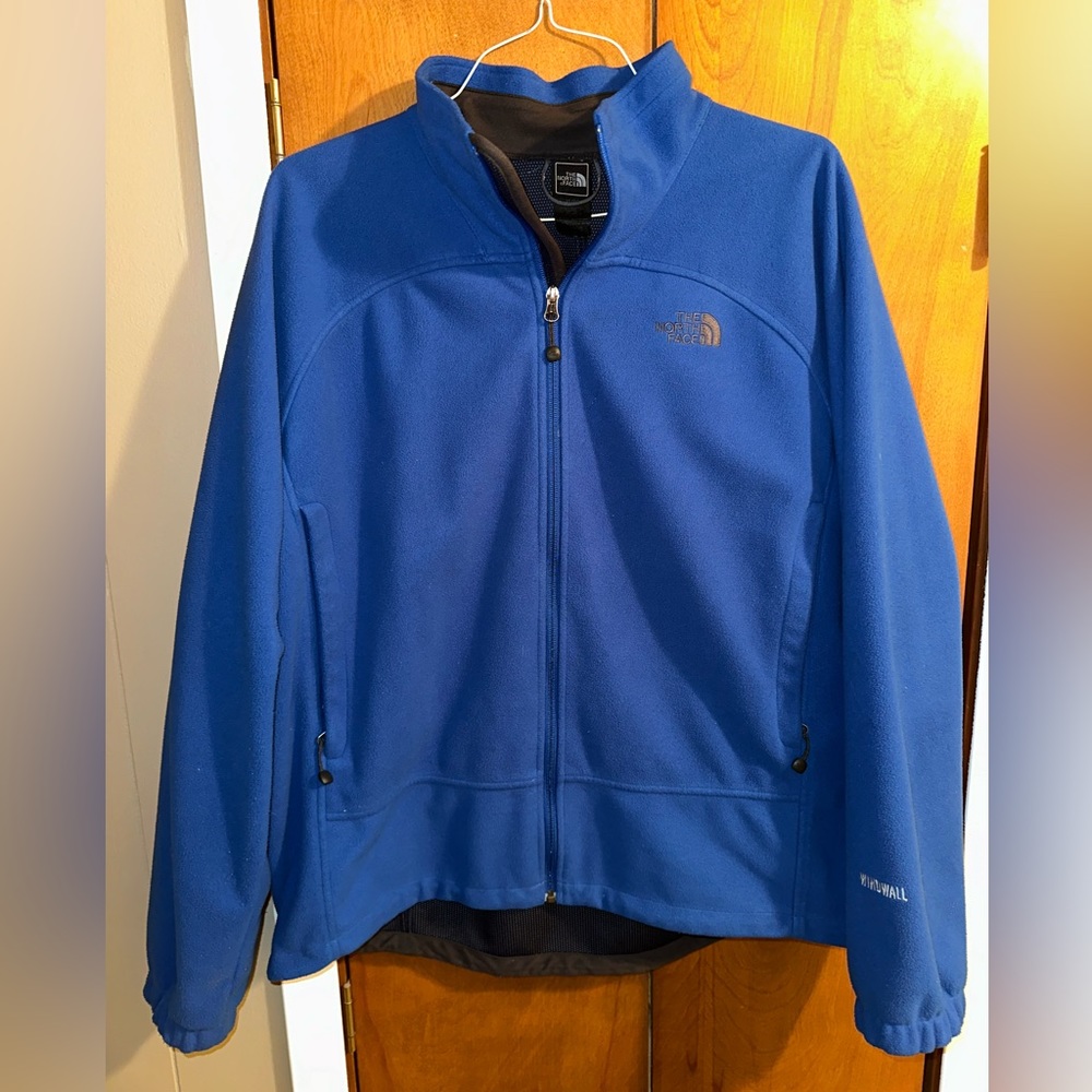 The North Face XL Windwall Fleece Jacket, blue